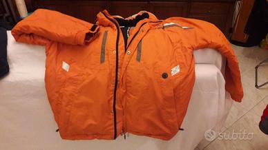 Giacca a vento ragazzo arancione