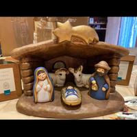 Sacra famiglia presepe Thun