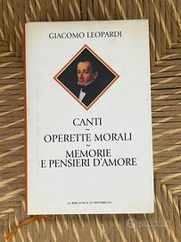 Opere di Leopardi edizione limitata