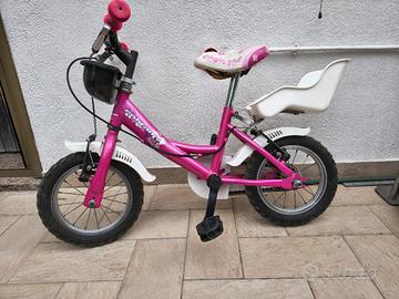 bicicletta 12" con rotelle bambina Cobra