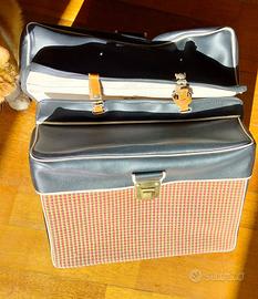 2 borse laterali moto e motorino anni 70