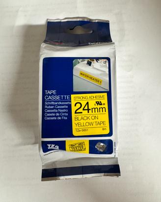 N°10 Tape Cassette Brother Adesivo 24 Mm