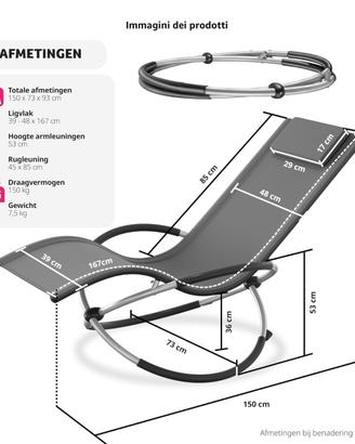 Lettino Giardino per Esterno