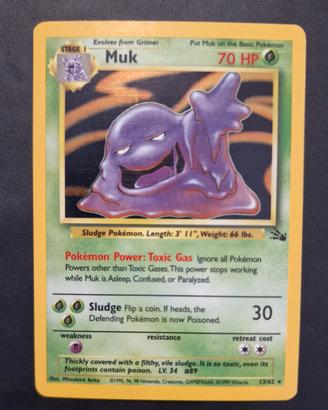 Carta Pokemon Muk - Set Fossil - ENG