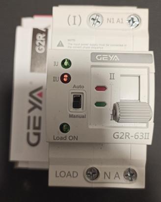 ATS AUTOMATICO GEYA 2P-63A-110V AC, NUOVO!!