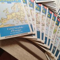 Cartine stradali dell' Europa 