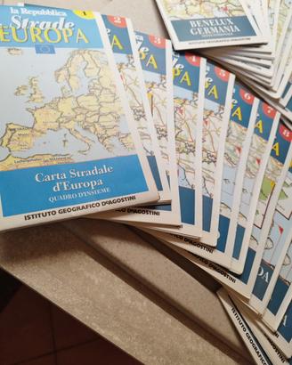 Cartine stradali dell' Europa 