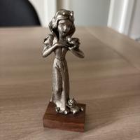 Statuina Biacaneve Disney cesellata a mano
