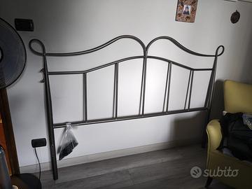 Testata letto in ferro battuto