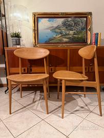 Set di 4 sedie vintage stile scandinavo