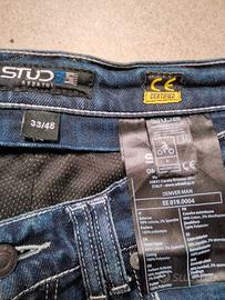 Pantaloni jeans da moto 