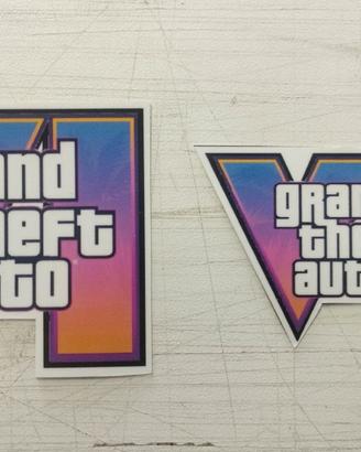 Gta vi gta 6 grand theft auto 6 adesivi stickers