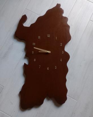 orologio da parete in legno