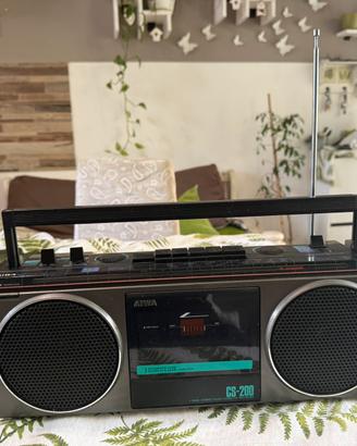 AIWA CS-200E Vintage Stereo Radio Cassette