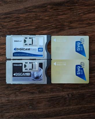 MODULI CAM TIVU'SAT CON TESSERE