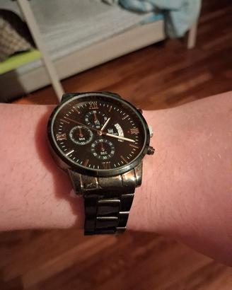 Orologio uomo nero elegante – stile classico busin