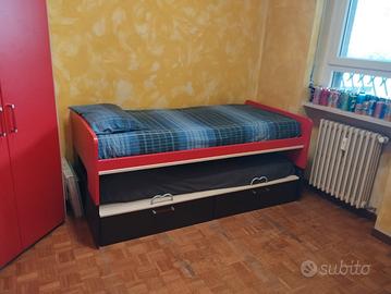 letto doppio scorrevole duetto 