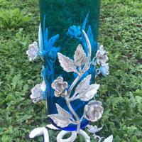 Vaso con portavaso Vintage