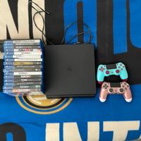 Playstation 4 Slim 500gb + 2 Controller + 12 gioch
