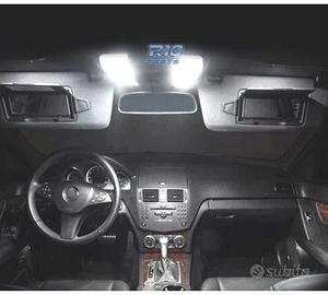 KIT 12 LAMPADE LED INTERNE PER MERCEDES CLASSE E W