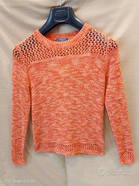 Maglia traforata in filo Camomilla