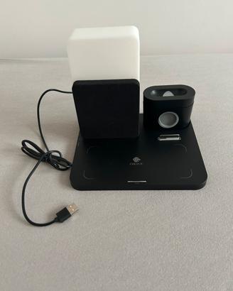Caricatore Wireless e Sveglia Multifunzione