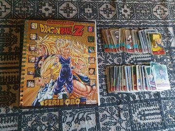 raccoglitore serie oro dragon ball con 93 carte