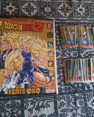 raccoglitore serie oro dragon ball con 93 carte