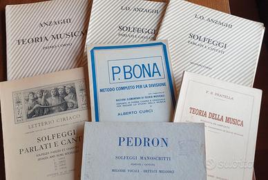 LIBRI TEORIA E SOLFEGGIO - prezzo CAD a partire da