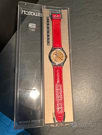 Swatch vintage rosso