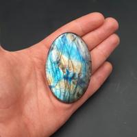 MAGNIFICO ED ENORME CABOCHON DI LABRADORITE