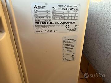 Condizionatore Mitsubishi Electric motore e split