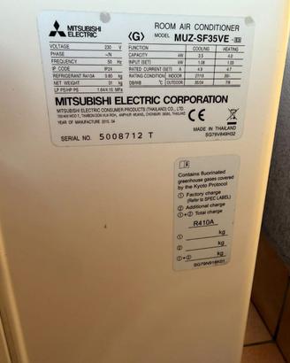 Condizionatore Mitsubishi Electric motore e split