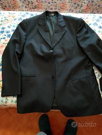 Giacca gessato blu made in Italy