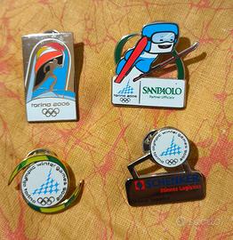 Set 4 spille pin olimpiadi Torino 2006. No Milano
