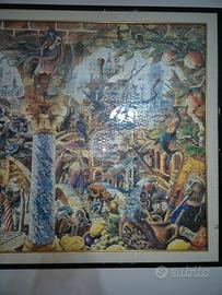 puzzle da collezione fatto e incorniciato