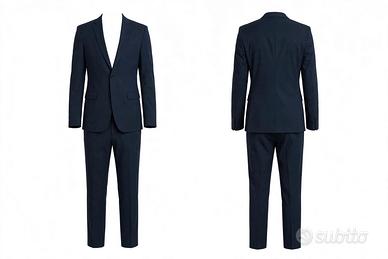 Elegant Beautiful Manuel Ritz Navy Suit