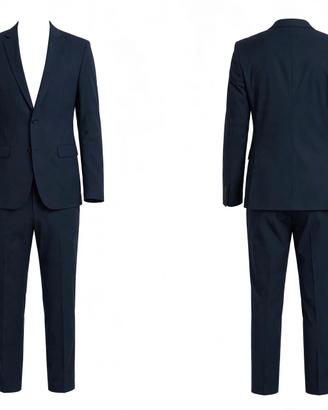 Elegant Beautiful Manuel Ritz Navy Suit