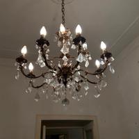 lampadario con gocce 