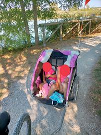 Carrello porta bimbi per bici