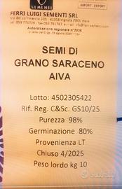 Semenza di Grano Saraceno