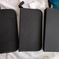 Set 3 custodie portatili per CD/DVD