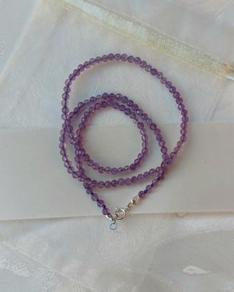 Collana Ametista Naturale 