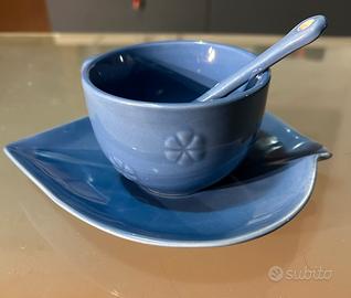 Tazza con piattino artistico