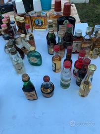 Mignon liquori cognac grappa gin Martini Campari