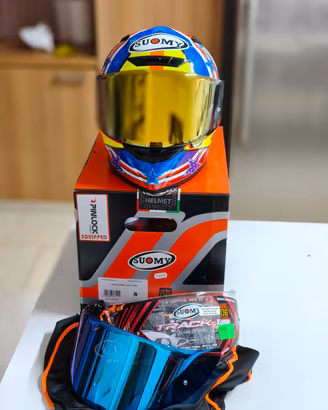 casco suomy track1 riot come nuovo 