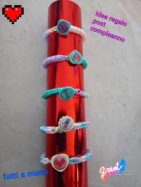 Braccialetti handmade idee/pensieri postcompleanni