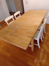 Tavolo con 4 sedie