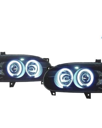 FARI VOLKSWAGEN VW GOLF 3 ANGEL EYES CCFL FONDO NE