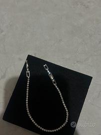 Bracciale tennis acciaio inossidabile